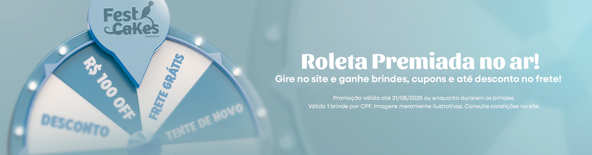 Banner de website Festcakes