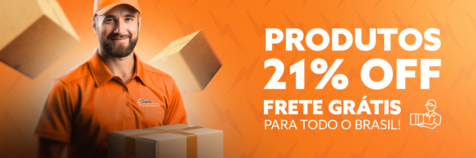 Banner de website Quick Descontos